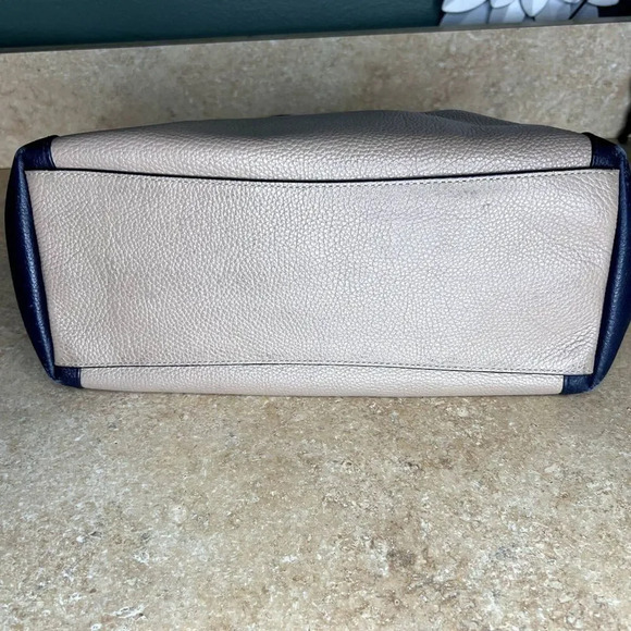 Coach Edie 28 Colorblock Leather Satchel Bag - Picture 5 of 13